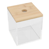 Clear Acrylic Coffee Capsule Holder Box with Lid Storage Box for Coffee Shop for Home