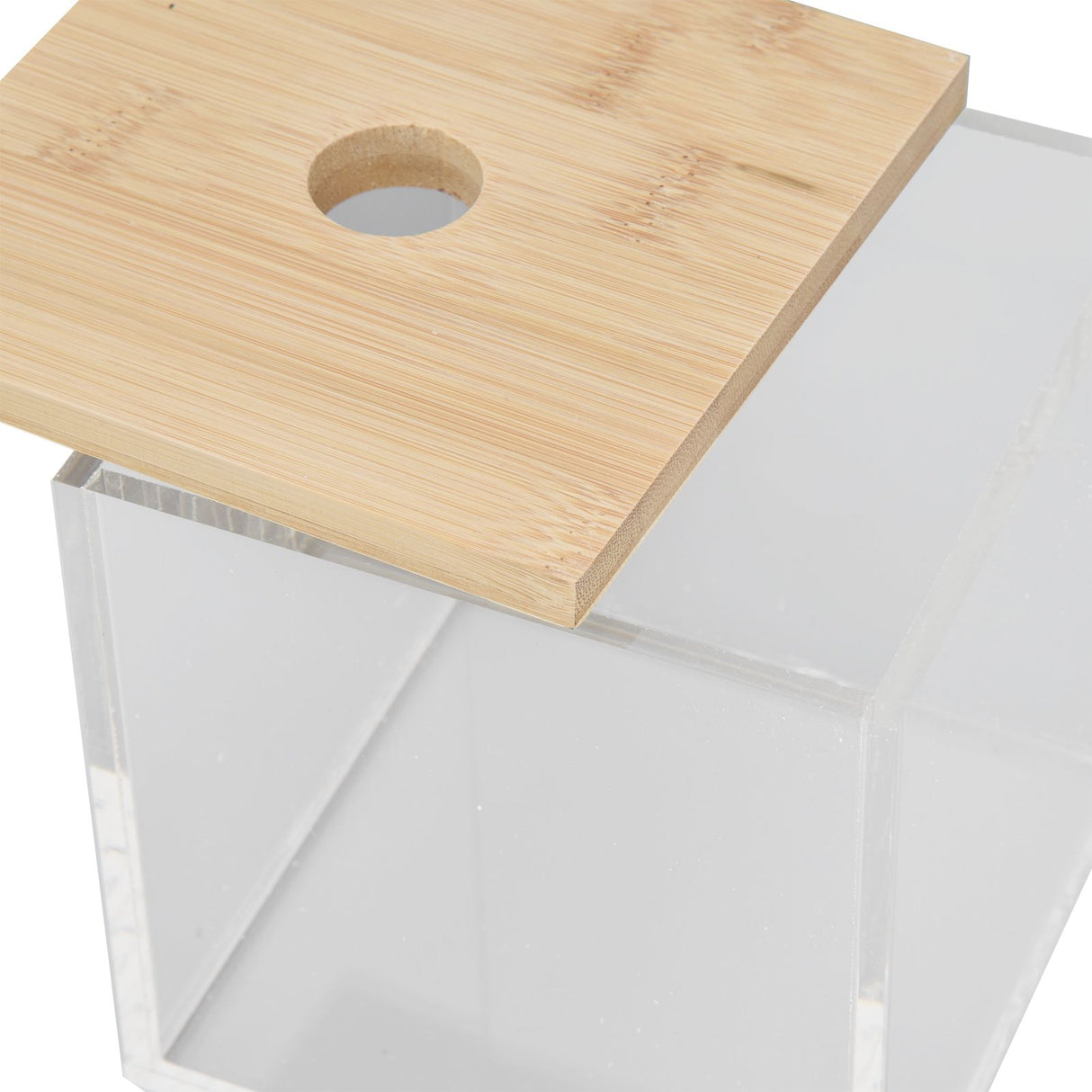 Clear Acrylic Coffee Capsule Holder Box with Lid Storage Box for Coffee Shop for Home