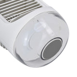 Mini Air Conditioner Humidifier Aromather 3 Gears 5 Blades USB Charging Night Light Water Cooling Fan White