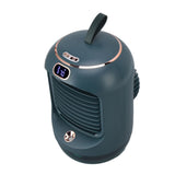 Mini Air Conditioner Humidifier Aromather 3 Gears 5 Blades USB Charging Night Light Water Cooling Fan Green