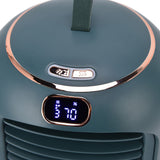 Mini Air Conditioner Humidifier Aromather 3 Gears 5 Blades USB Charging Night Light Water Cooling Fan Green