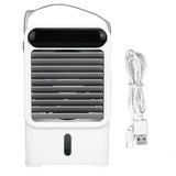 Fan Humidifier 500ml USB Powered 6W 2A 5V Air Cooler Three Levels Adjustable Pull Out Design Windowless Air Conditioner