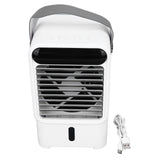 Fan Humidifier 500ml USB Powered 6W 2A 5V Air Cooler Three Levels Adjustable Pull Out Design Windowless Air Conditioner