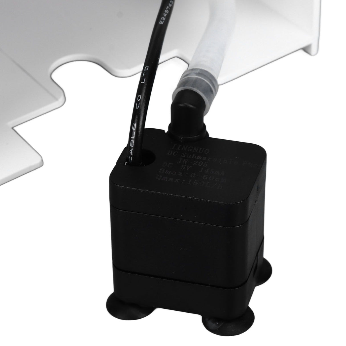 Fan Humidifier 500ml USB Powered 6W 2A 5V Air Cooler Three Levels Adjustable Pull Out Design Windowless Air Conditioner
