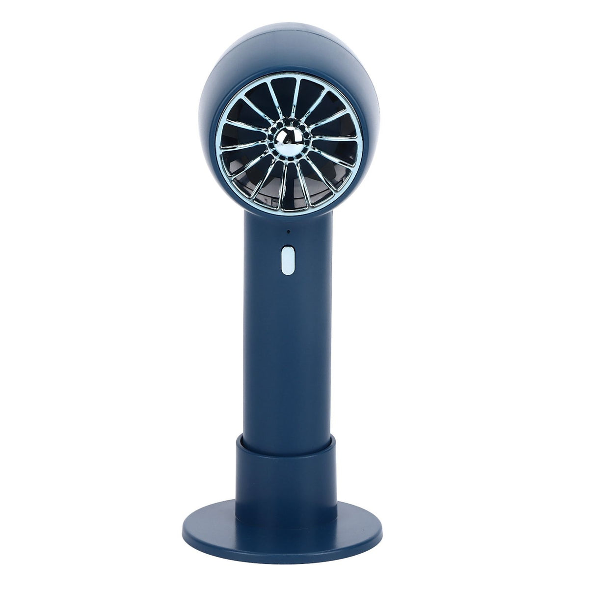 Handheld Fan Handheld 3 Levels Adjustable Speed 2 in 1 USB Charge Strong Power Portable Low Noise Portable Fan Handheld Blue
