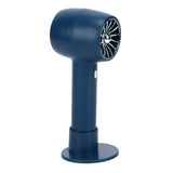 Handheld Fan Handheld 3 Levels Adjustable Speed 2 in 1 USB Charge Strong Power Portable Low Noise Portable Fan Handheld Blue - Top-Down View