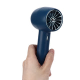 Handheld Fan Handheld 3 Levels Adjustable Speed 2 in 1 USB Charge Strong Power Portable Low Noise Portable Fan Handheld Blue - Close-Up Angle