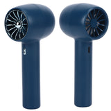 Handheld Fan Handheld 3 Levels Adjustable Speed 2 in 1 USB Charge Strong Power Portable Low Noise Portable Fan Handheld Blue - Low Angle