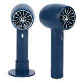 Handheld Fan Handheld 3 Levels Adjustable Speed 2 in 1 USB Charge Strong Power Portable Low Noise Portable Fan Handheld Blue - Extra Image