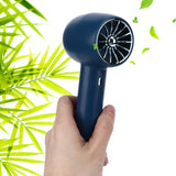 Handheld Fan Handheld 3 Levels Adjustable Speed 2 in 1 USB Charge Strong Power Portable Low Noise Portable Fan Handheld Blue - Extra Image