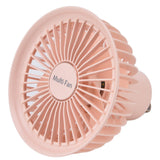 Electric Fan Portable Multifunctional Usb Charging Outdoor Hanging Battery Powered Fan for Home Office Study Camping Pink - Extra Image