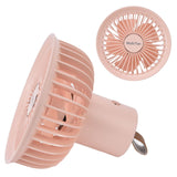 Electric Fan Portable Multifunctional Usb Charging Outdoor Hanging Battery Powered Fan for Home Office Study Camping Pink - Extra Image