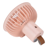 Electric Fan Portable Multifunctional Usb Charging Outdoor Hanging Battery Powered Fan for Home Office Study Camping Pink - Extra Image