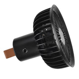 Electric Fan Portable Multifunctional Usb Charging Outdoor Hanging Battery Powered Fan for Home Office Study Camping Black - Top-Down View