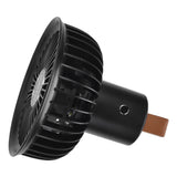 Electric Fan Portable Multifunctional Usb Charging Outdoor Hanging Battery Powered Fan for Home Office Study Camping Black - 45-Degree Angle