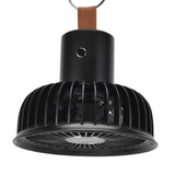 Electric Fan Portable Multifunctional Usb Charging Outdoor Hanging Battery Powered Fan for Home Office Study Camping Black