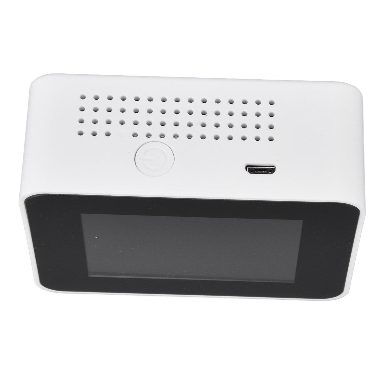Air Quality Monitor 8 in 1 Real Time Color Screen Space Saving Widely Used CO2 Detector for TVOC HCHO PM2.5 PM1.0 PM10 White