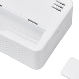 Air Quality Monitor 8 in 1 Real Time Color Screen Space Saving Widely Used CO2 Detector for TVOC HCHO PM2.5 PM1.0 PM10 White