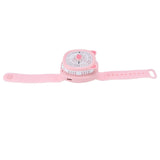 Cartoon Watch Fan USB Charging Plastic Wrist Fan Wireless Mini Watch Fan with Detachable Strap Fan for Kids for OutdoorPink Pig