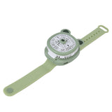 Cartoon Watch Fan USB Charging Plastic Wrist Fan Wireless Mini Watch Fan with Detachable Strap Fan for Kids for OutdoorGreen Bear - 45-Degree Angle