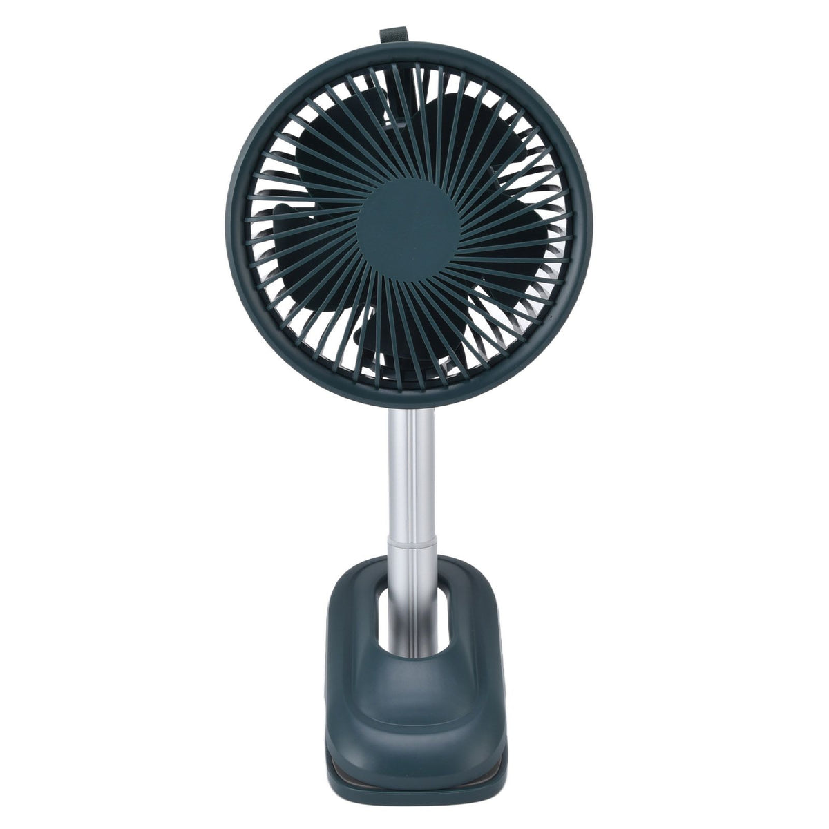 Clip On Fan 360 Degrees Adjustment Clip On USB Charging 3 Speed Modes Strong Airflow Sturdy Clamp Small Desk Fan Green