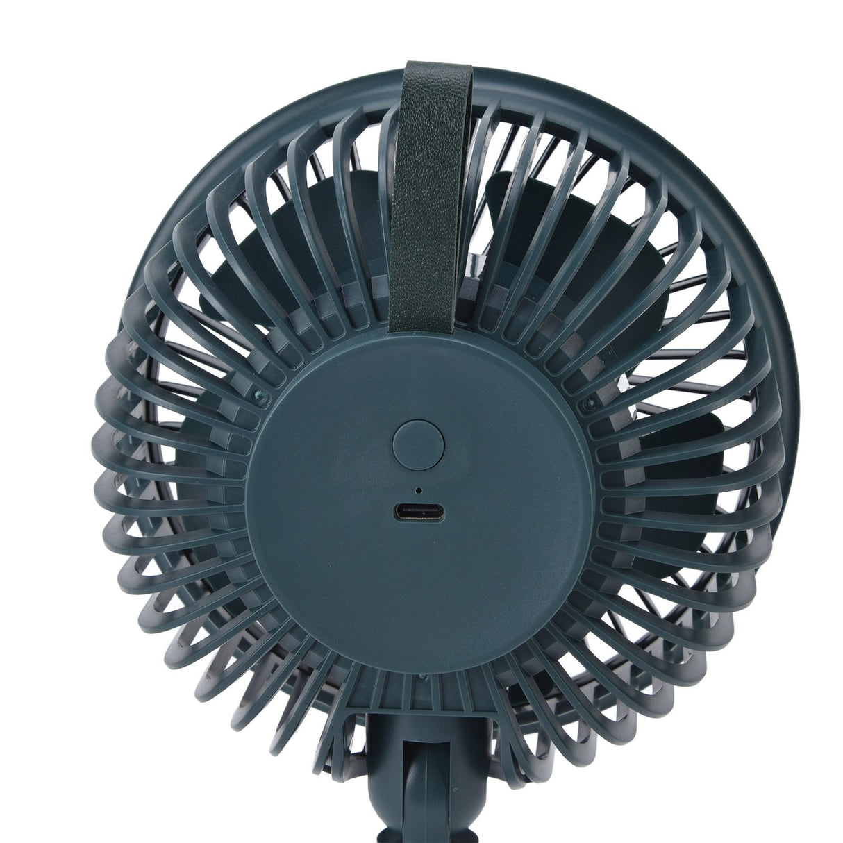Clip On Fan 360 Degrees Adjustment Clip On USB Charging 3 Speed Modes Strong Airflow Sturdy Clamp Small Desk Fan Green