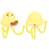Stroller Fan Bendable Octopus Legs Space Capsule Leafless Fan Multifunctional Portable 3 Speed Stroller Silent Fan Yellow - Extra Image