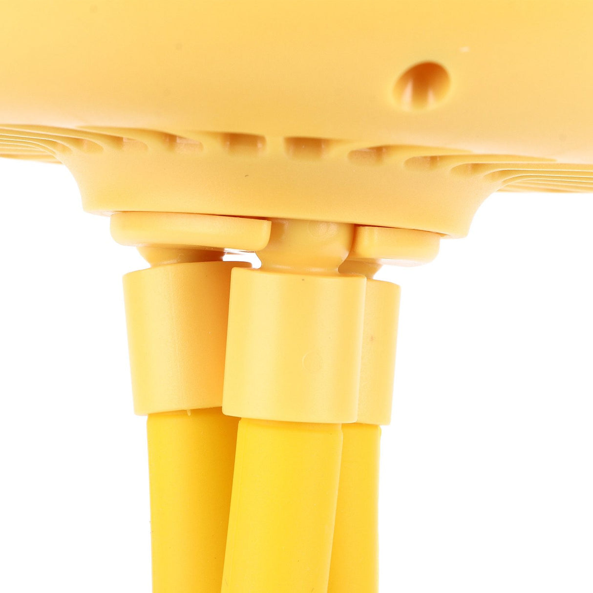 Stroller Fan Bendable Octopus Legs Space Capsule Leafless Fan Multifunctional Portable 3 Speed Stroller Silent Fan Yellow