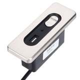 Electric Sofa Controller Manual Recliner Switch with USB Charging Port Sofa Voice Controller 5 Pin - Close-Up Angle