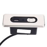 Electric Sofa Controller Manual Recliner Switch with USB Charging Port Sofa Voice Controller 5 Pin - Low Angle