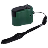 USB Hand Crank Phone Charger 3 to 8h Standby Time LED Light Portable Mobile Phone Emergency Charger for Outdoor Hiking Green