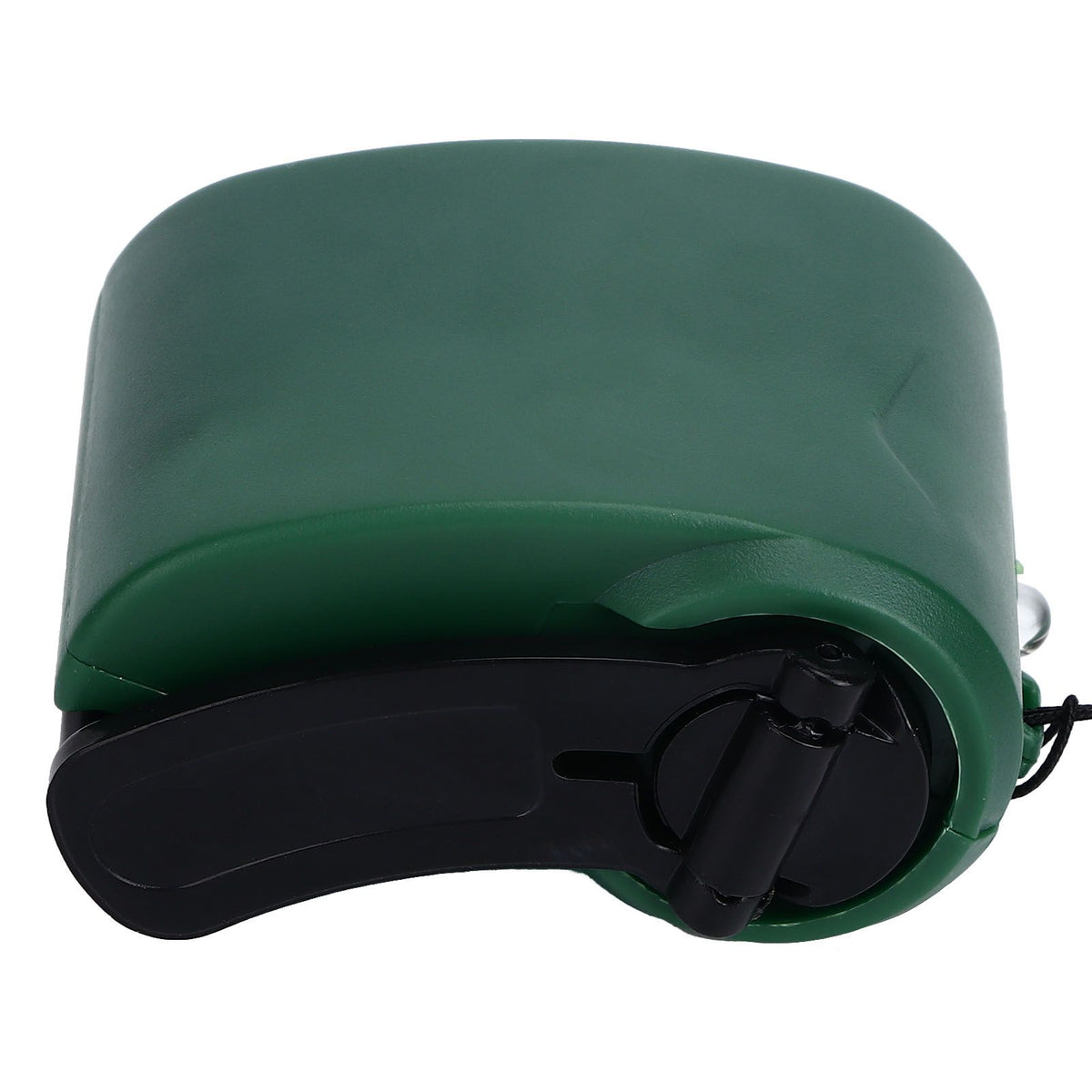 USB Hand Crank Phone Charger 3 to 8h Standby Time LED Light Portable Mobile Phone Emergency Charger for Outdoor Hiking Green