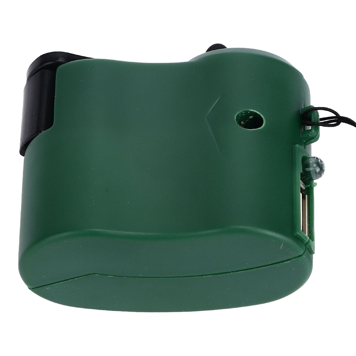 USB Hand Crank Phone Charger 3 to 8h Standby Time LED Light Portable Mobile Phone Emergency Charger for Outdoor Hiking Green