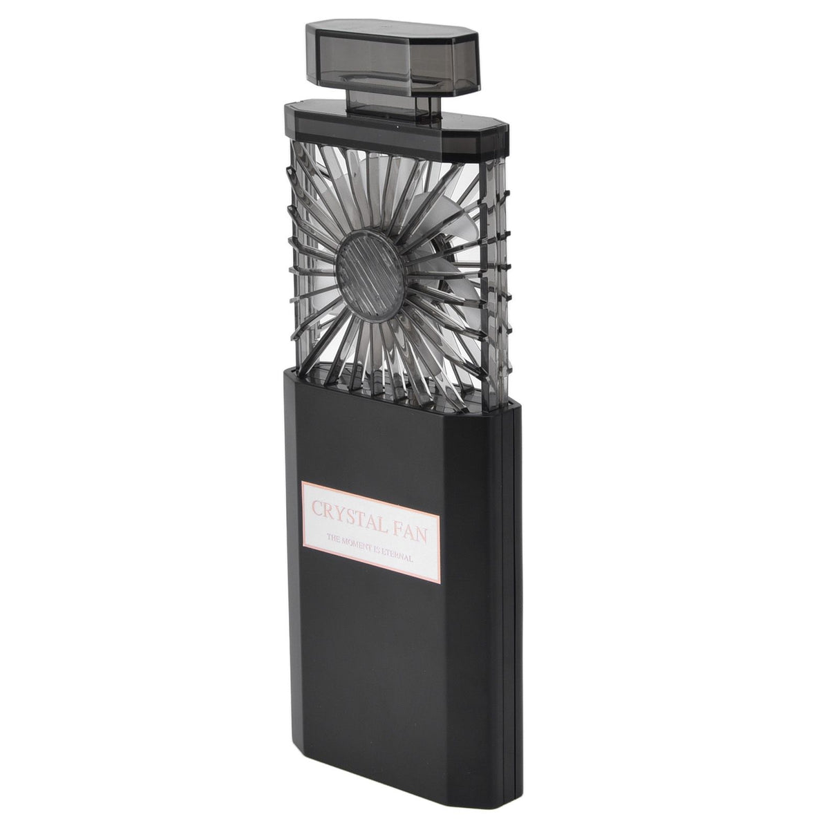 Handheld Fan 3 Speed Ladies Small Fan USB 1200mAh Battery Rechargeable Handheld Portable Pull Out Design Office Fan Black