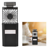Handheld Fan 3 Speed Ladies Small Fan USB 1200mAh Battery Rechargeable Handheld Portable Pull Out Design Office Fan Black - Extra Image