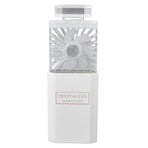 Handheld Fan 3 Speed Ladies Small Fan USB 1200mAh Battery Rechargeable Handheld Portable Pull Out Design Office Fan White