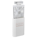 Handheld Fan 3 Speed Ladies Small Fan USB 1200mAh Battery Rechargeable Handheld Portable Pull Out Design Office Fan White - Top-Down View