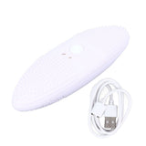 Ultrasonic Scrubber 3 Levels USB Charging High Frequency Vibration Dual Waving Ultrasonic Vegetable Washing Machine White