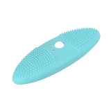 Ultrasonic Scrubber 3 Levels USB Charging High Frequency Vibration Dual Waving Ultrasonic Vegetable Washing Machine Blue - Front View