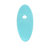 Ultrasonic Scrubber 3 Levels USB Charging High Frequency Vibration Dual Waving Ultrasonic Vegetable Washing Machine Blue - Rear View
