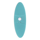 Ultrasonic Scrubber 3 Levels USB Charging High Frequency Vibration Dual Waving Ultrasonic Vegetable Washing Machine Blue