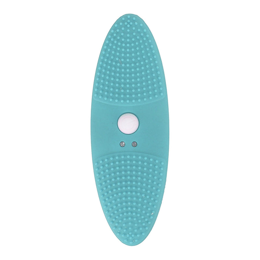 Ultrasonic Scrubber 3 Levels USB Charging High Frequency Vibration Dual Waving Ultrasonic Vegetable Washing Machine Blue