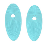 Ultrasonic Scrubber 3 Levels USB Charging High Frequency Vibration Dual Waving Ultrasonic Vegetable Washing Machine Blue