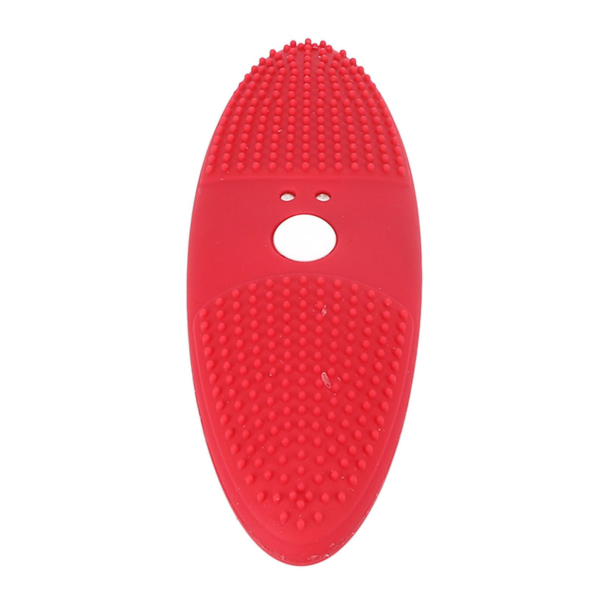 Ultrasonic Scrubber 3 Levels USB Charging High Frequency Vibration Dual Waving Ultrasonic Vegetable Washing Machine Red