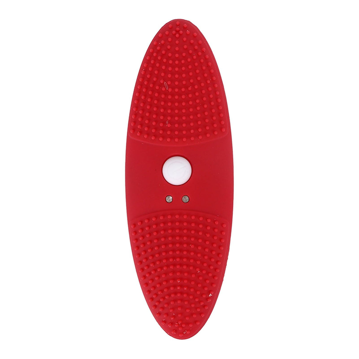 Ultrasonic Scrubber 3 Levels USB Charging High Frequency Vibration Dual Waving Ultrasonic Vegetable Washing Machine Red