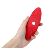 Ultrasonic Scrubber 3 Levels USB Charging High Frequency Vibration Dual Waving Ultrasonic Vegetable Washing Machine Red - Low Angle