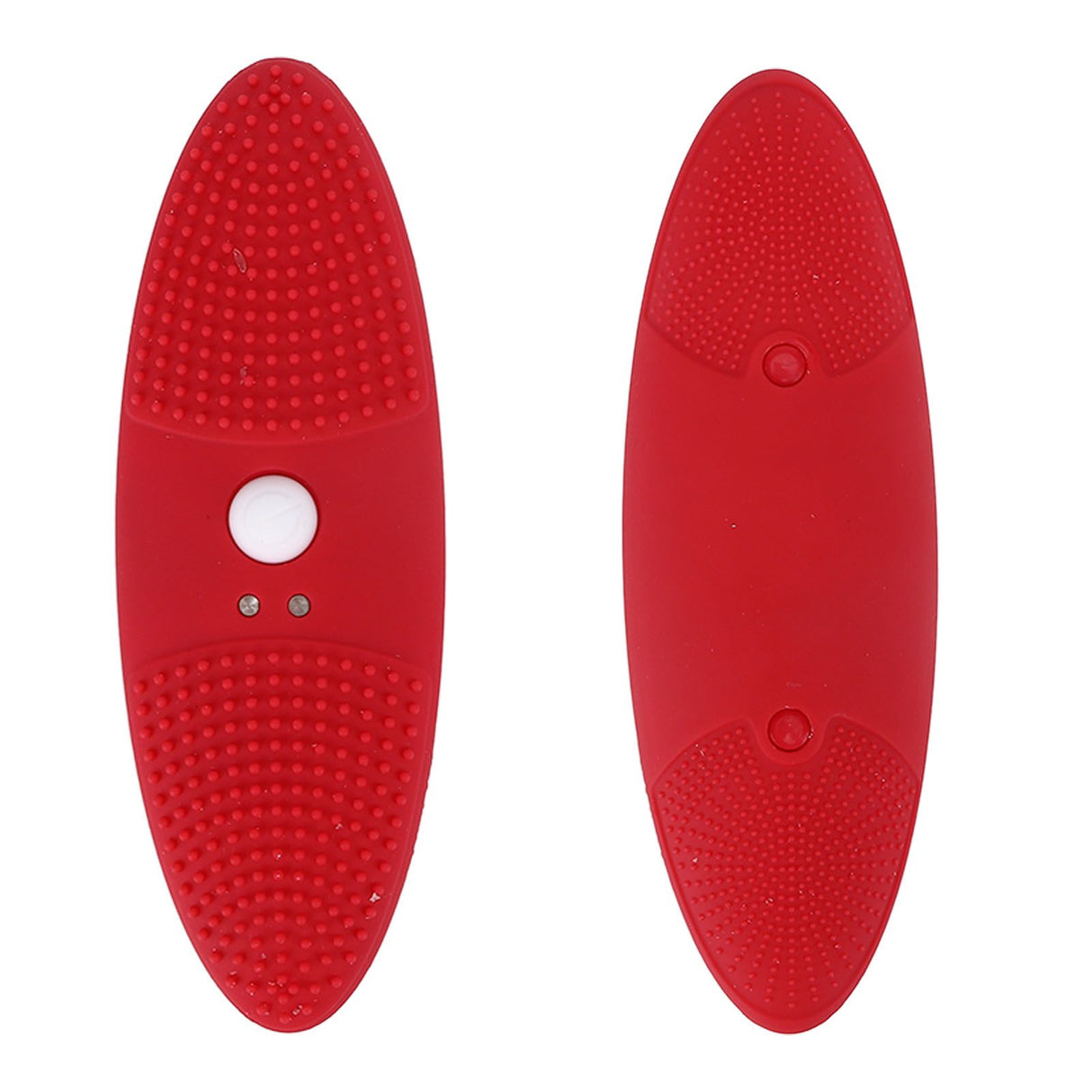 Ultrasonic Scrubber 3 Levels USB Charging High Frequency Vibration Dual Waving Ultrasonic Vegetable Washing Machine Red