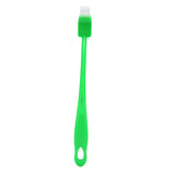 Universal 2 Head Cleaning Brush 31cm Long Handle Brush for Juicer Bottle Cup Green