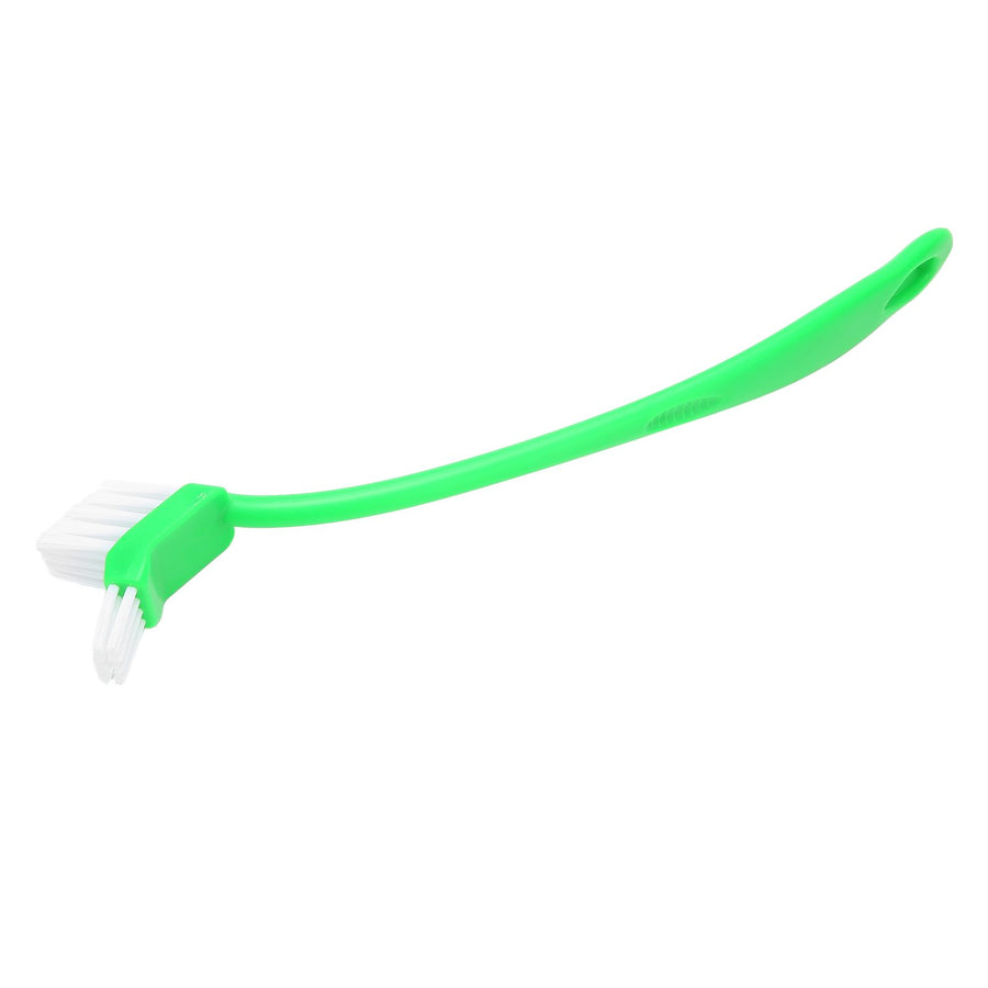 Universal 2 Head Cleaning Brush 31cm Long Handle Brush for Juicer Bottle Cup Green