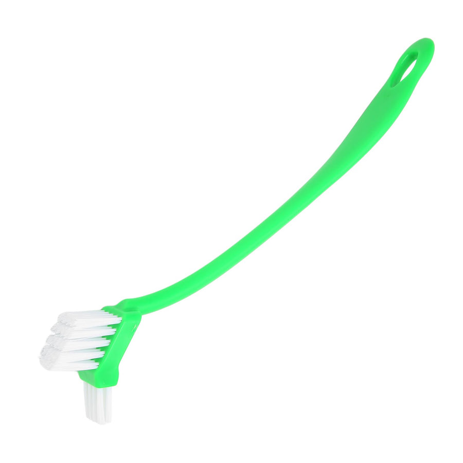 Universal 2 Head Cleaning Brush 31cm Long Handle Brush for Juicer Bottle Cup Green